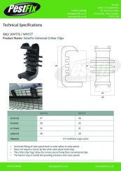 Tech Spec Sheet SolarFix Universal Critter Clips